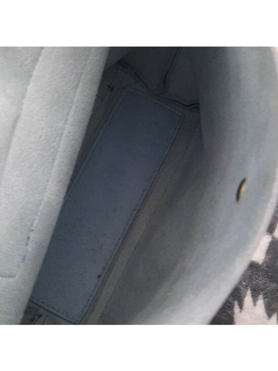 Dasein Baby Blue Leather Handbag Backpack main image 4